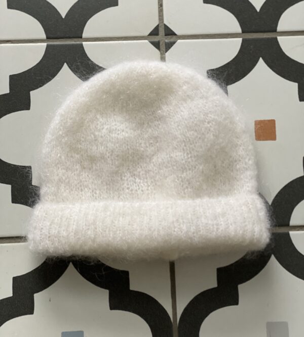 bonnet kid mohair marron