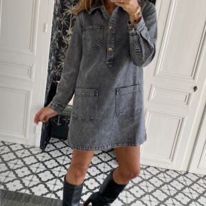 robe-jeans-gris