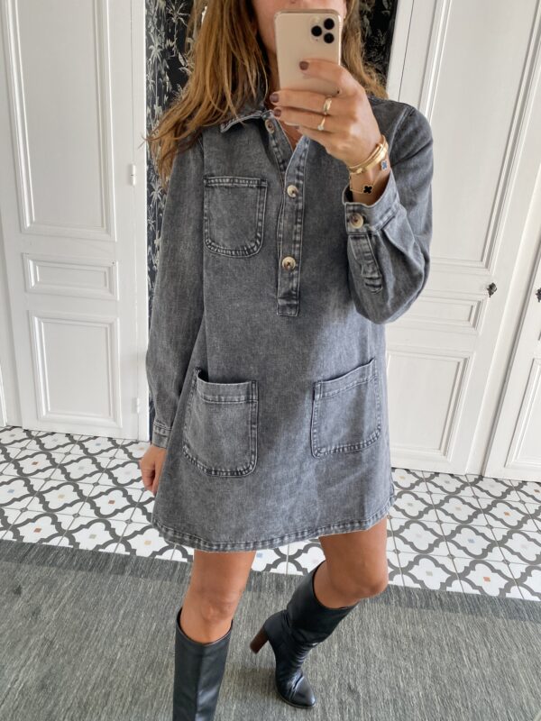 robe-jeans-gris